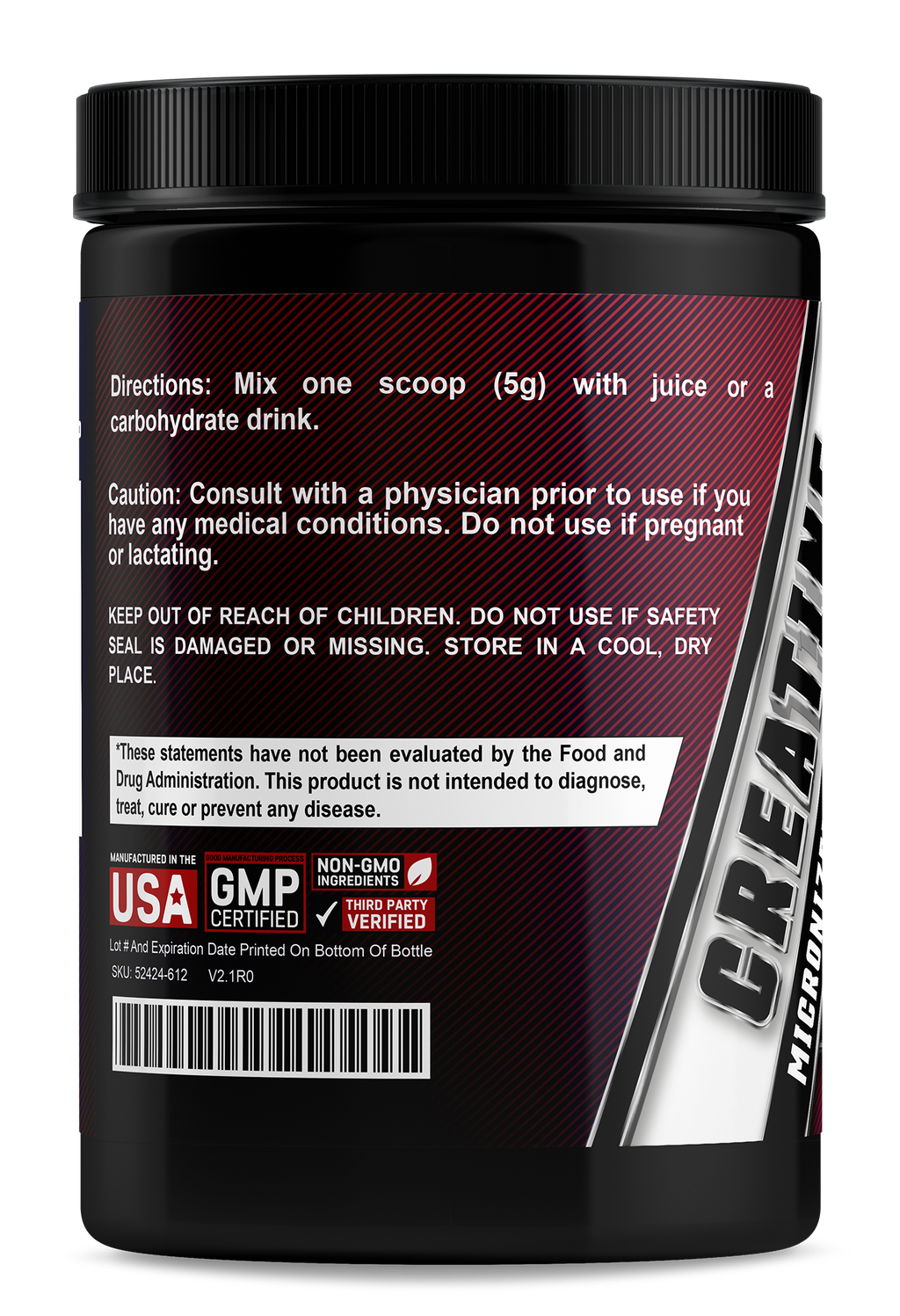 Ultra Pure Micronized Creatine Monohydrate