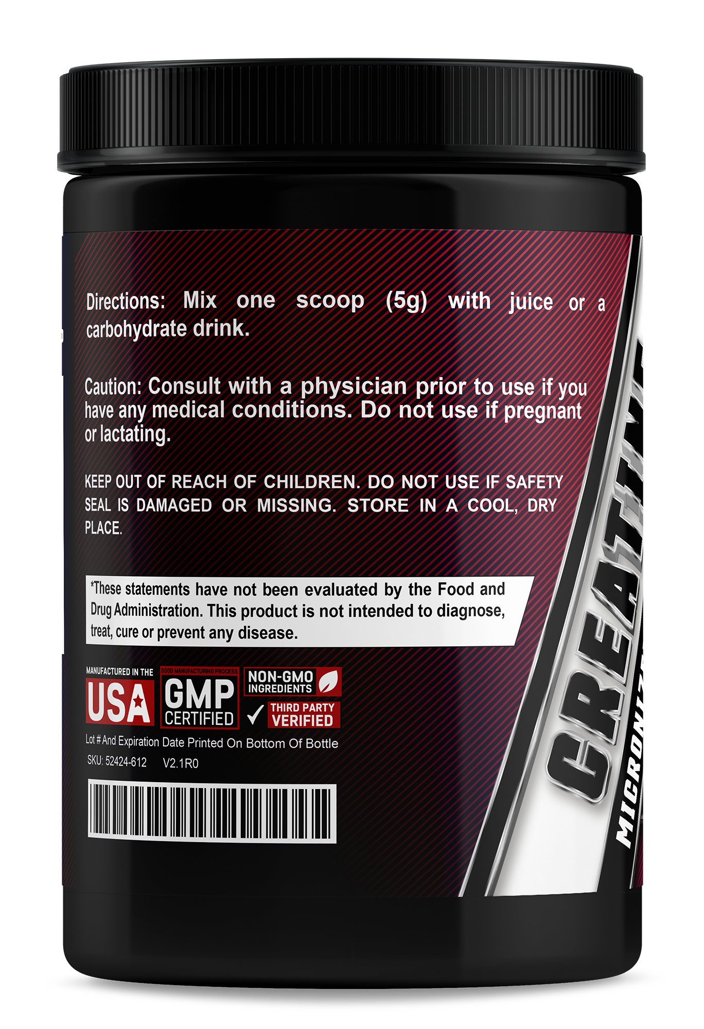 Ultra Pure Micronized Creatine Monohydrate