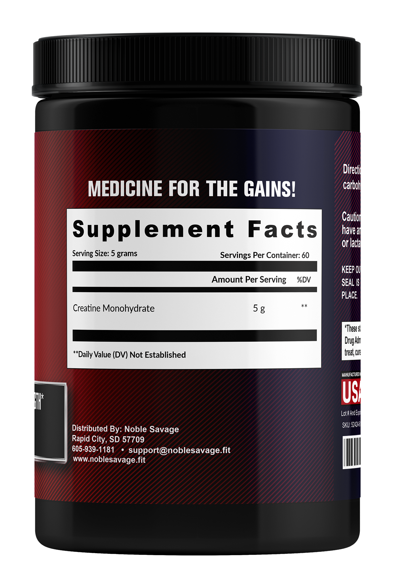 Ultra Pure Micronized Creatine Monohydrate