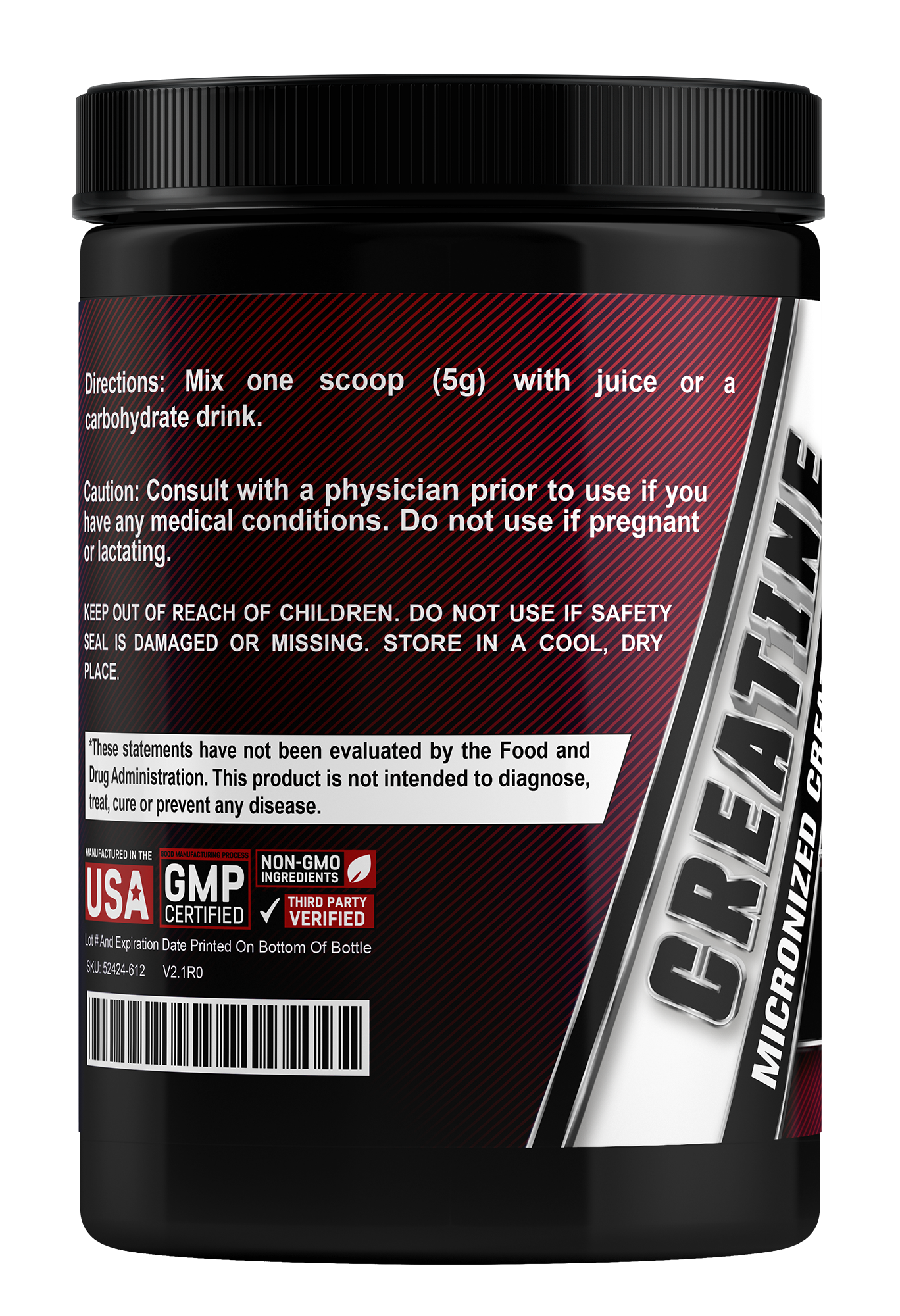 Ultra Pure Micronized Creatine Monohydrate