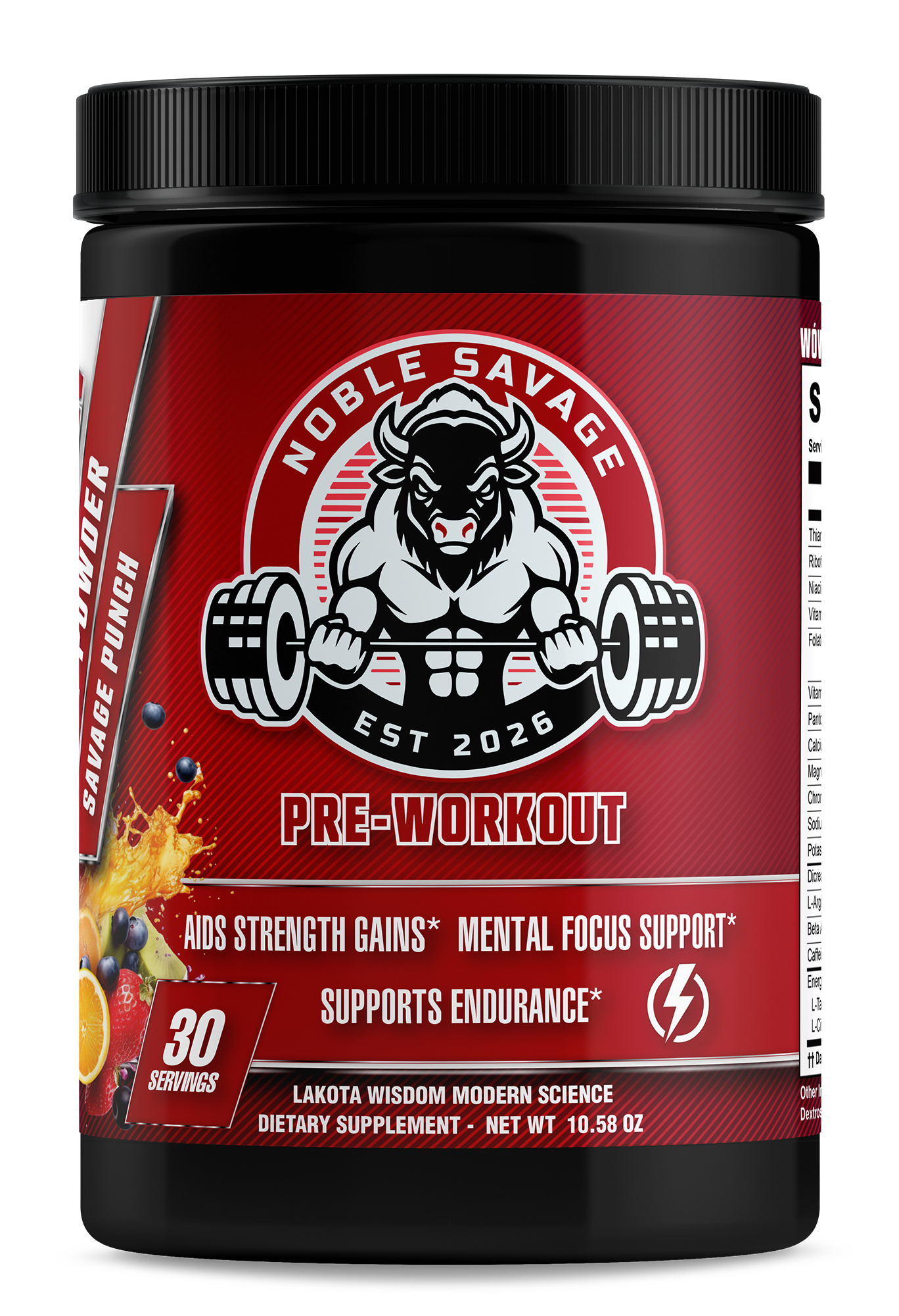 Nitric Shock Nootropic Pre Workout! Savage Punch