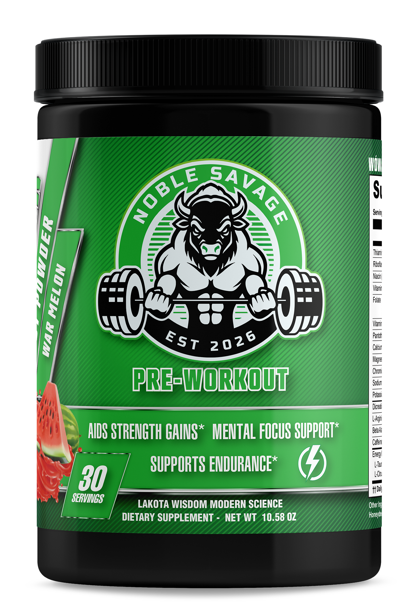 Nitric Shock Nootropic Pre Workout! War Melon