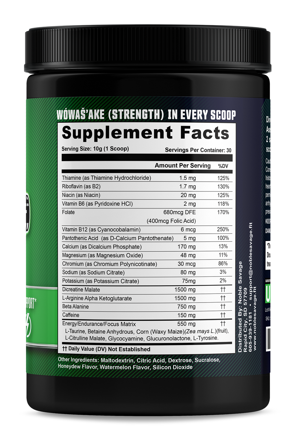 Nitric Shock Nootropic Pre Workout! War Melon