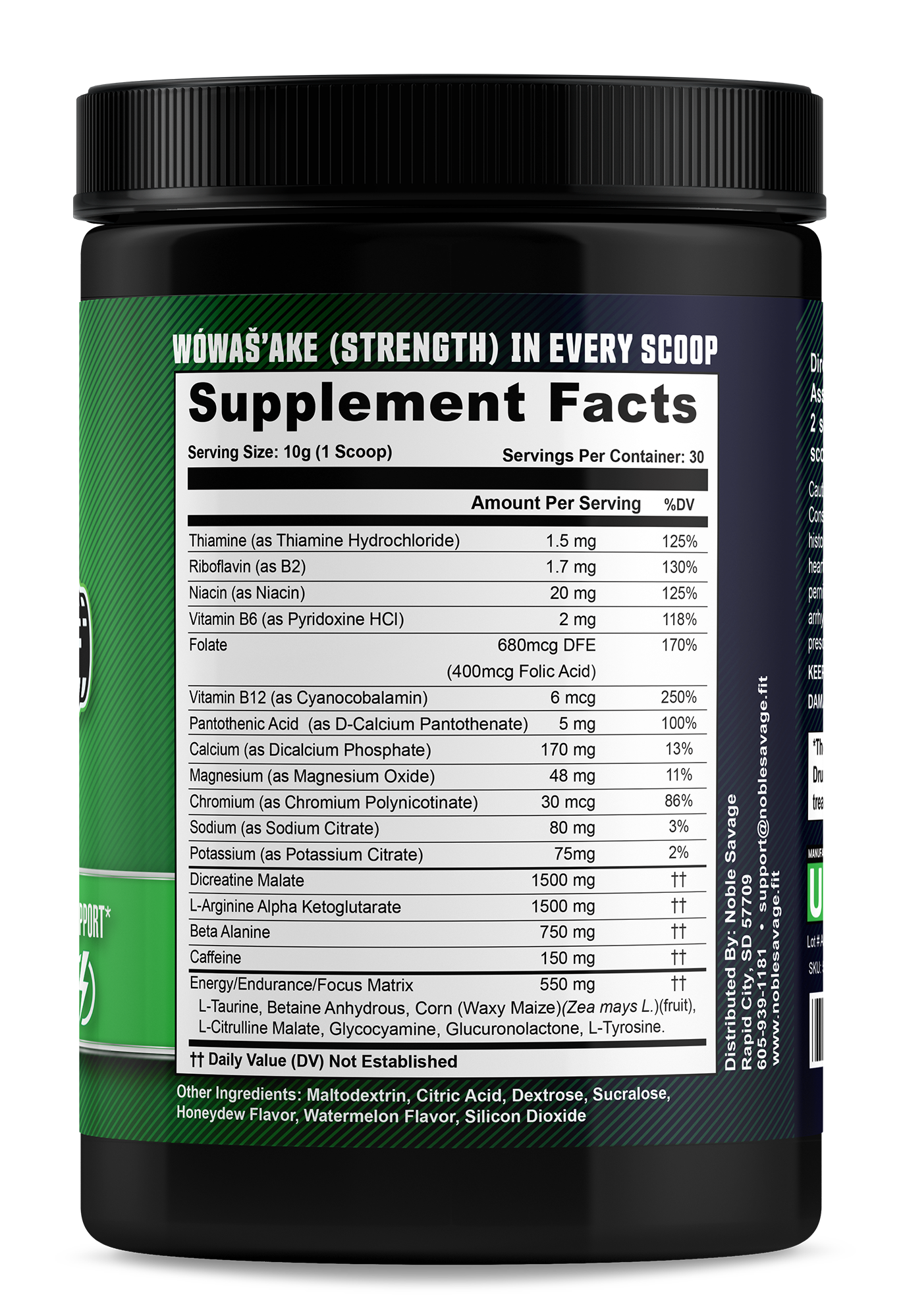 Nitric Shock Nootropic Pre Workout! War Melon